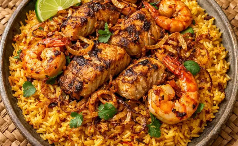 مجبوس ماهی یا میگو
