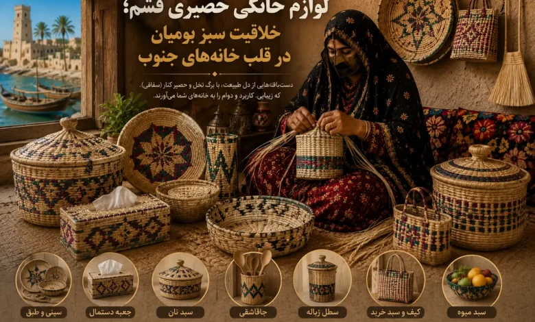 لوازم خانگی حصیری قشم