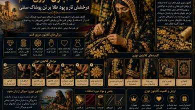 هنر گلابتون دوزی قشم