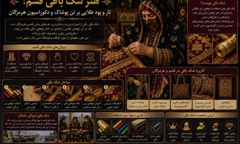 هنر شک بافی قشم