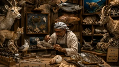 هنر تاکسیدرمی در قشم