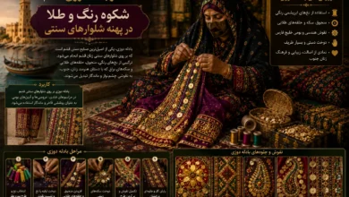 هنر بادله دوزی قشم