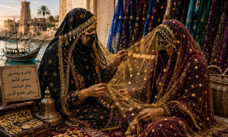 روسری و چادر سنتی قشم