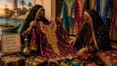پیراهن سنتی زنان قشم