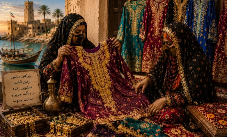پیراهن سنتی زنان قشم
